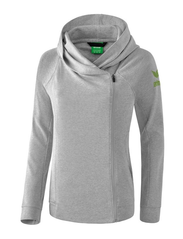 Erima Graffic 5-C Sweatjacke mit Kapuze Damen dark violet coral Hoody NEU