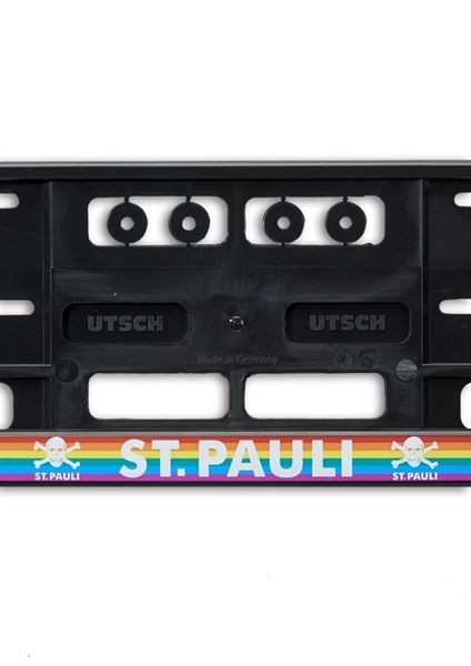 FC St. Pauli - Regenbogen, Nummernschildhalter