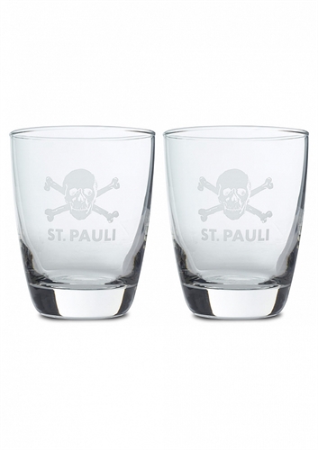 FC St. Pauli - Totenkopf, Glser 2er Set
