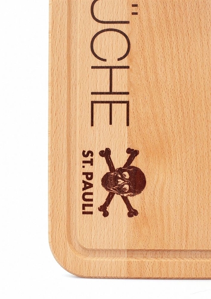 FC St. Pauli - Totenkopf, Servier/Tranchierbrett