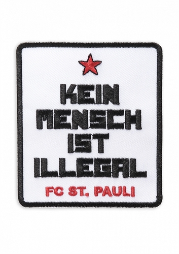 St. Pauli - Kein Mensch ist illegal, Aufnäher