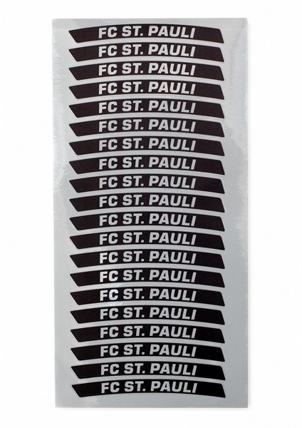 FC St. Pauli - reflektierende Fahrradfelgen Sticker