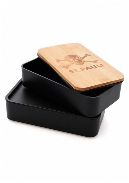 FC St. Pauli - Totenkopf, Lunchbox mit Besteck