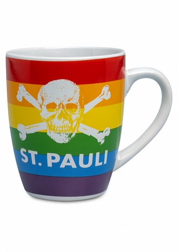 St. Pauli - Regenbogen Totenkopf, Kaffeebecher