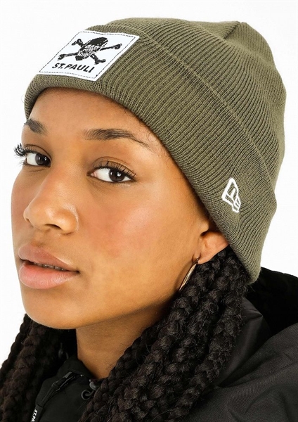 FC St. Pauli - New Era Totenkopf, M�tze Beanie