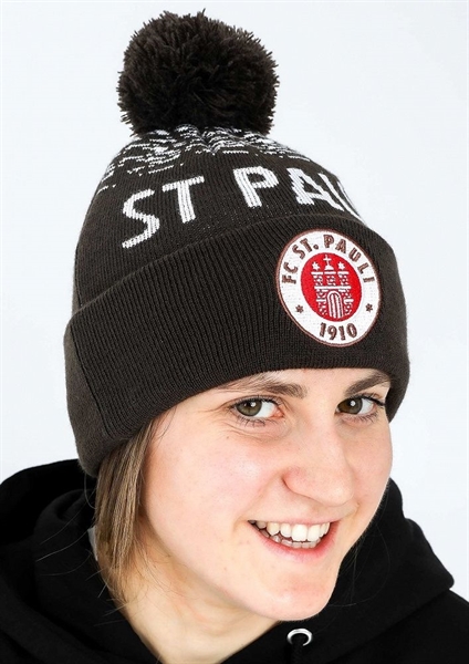 FC St. Pauli - New Era Logo, Bommelm�tze