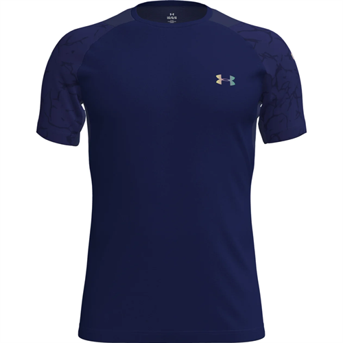 UnderArmour - UA Rush Emboss SS_BLK, T-Shirt