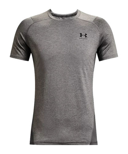 UnderArmour - NOS UA HG Armour Comp SS-BLK,T-Shirt