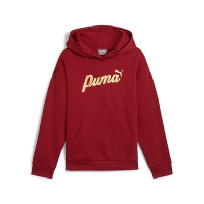 Puma - ESS+ SCRIPT Metallic Hoodie FL G, Hoodie