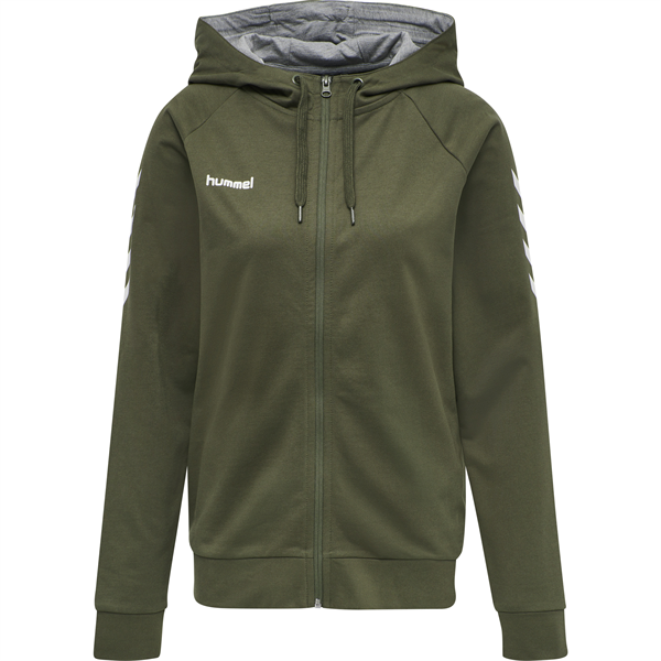 HUMMEL - hmlGO Cotton ZIP Hoodie Woman, Pullover