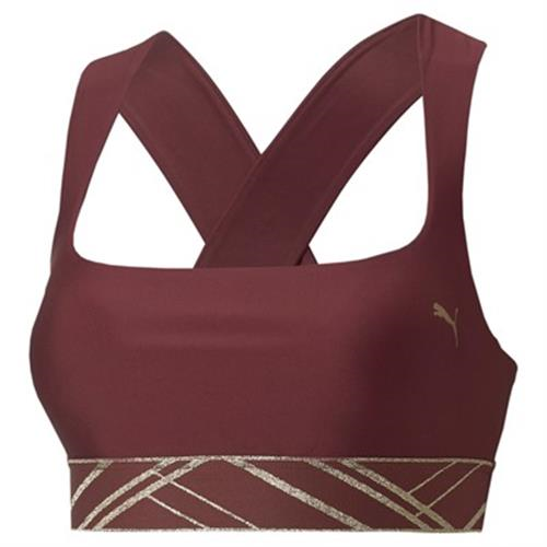 Puma-Mid impact Deco Glam Bra