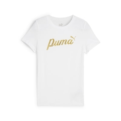 Puma - ESS+ SCRIPT Metallic Tee G, T-Shirt