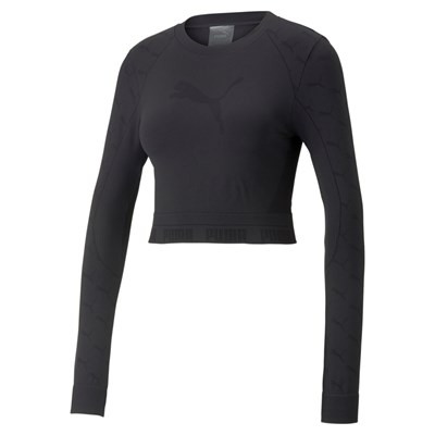 Puma - EvoKnit Tee, Damen Longsleeve