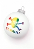 FC St. Pauli - Regenbogen, Christbaumkugeln 4er Set