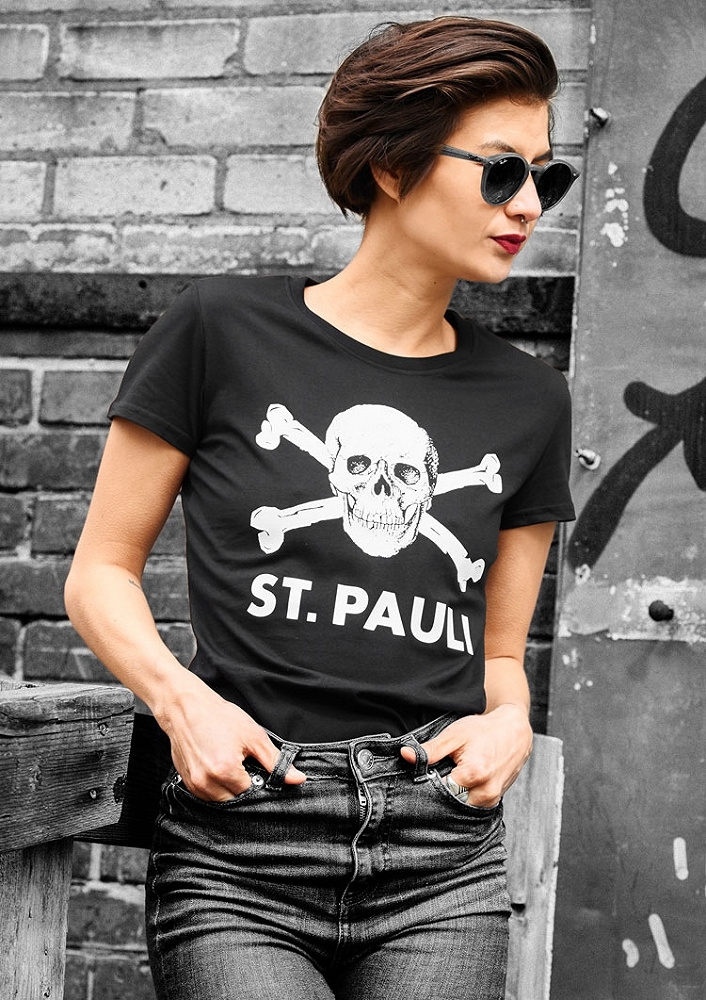 FC St. Pauli - Totenkopf, Girl-Shirt