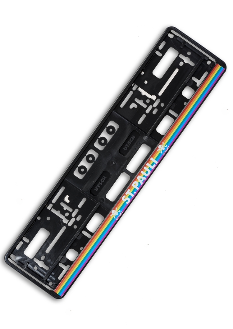 FC St. Pauli - Regenbogen, Nummernschildhalter