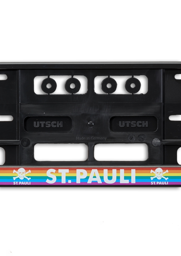 FC St. Pauli - Regenbogen, Nummernschildhalter