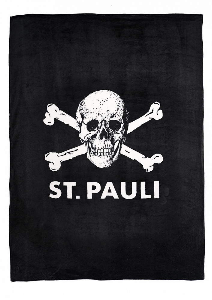 St Pauli Pullover Mit Totenkopf Motiv Grauer Kapuzenpullover