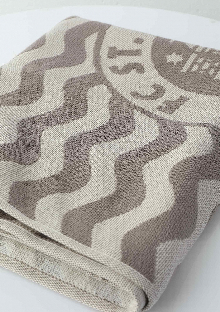 FC St. Pauli - Logo Welle, Badehandtuch / Strandtuch