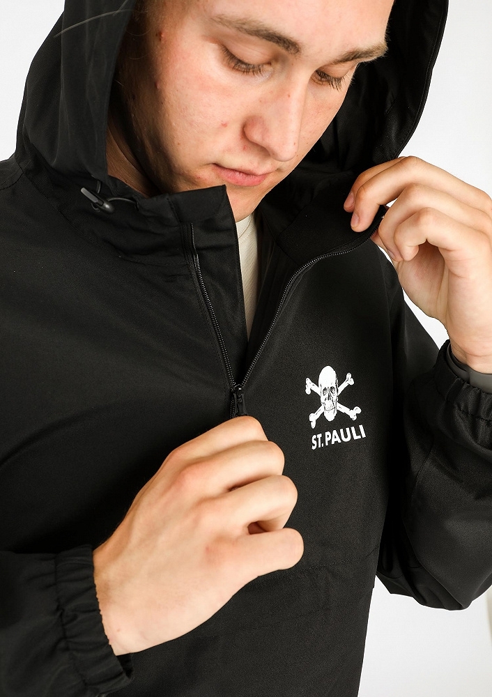 FC St. Pauli - Totenkopf, berzieher Windbreaker Jacke