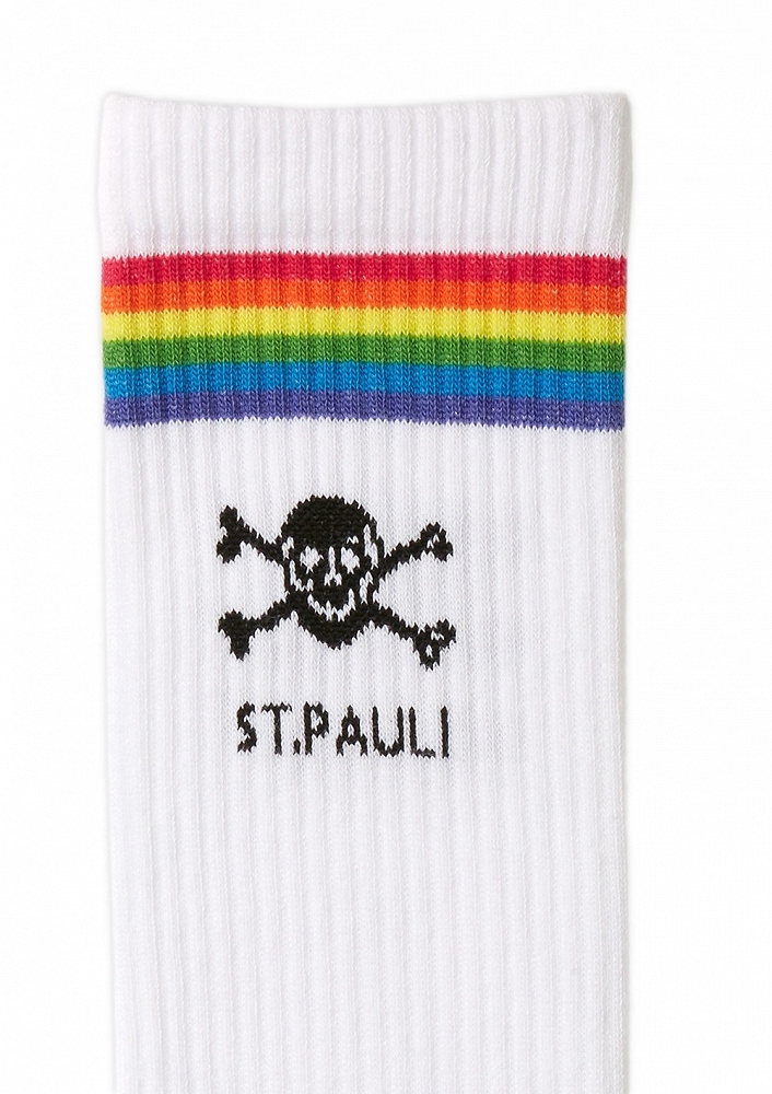 FC St. Pauli - Totenkopf Regenbogen, Tennissocken