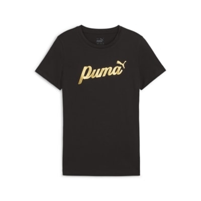 PUMA - ESS+ SCRIPT Metallic Tee G, T-Shirt