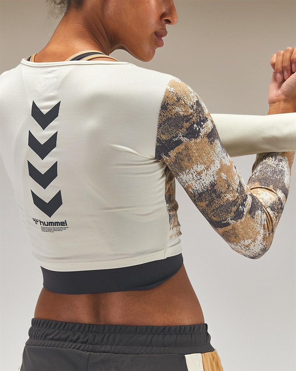 Hummel - Hmllotus Cropped, Damen Sweatshirt