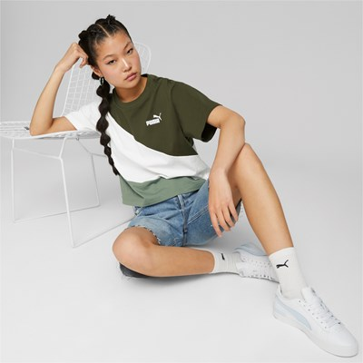 Puma - POWER Cat, Damen Cropped T-Shirt