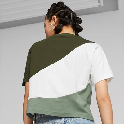 Puma - POWER Cat, Damen Cropped T-Shirt