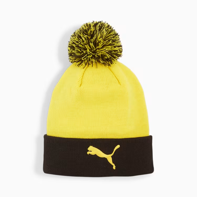 Puma - BVB Youth Pom Pom Beanie, Mtze