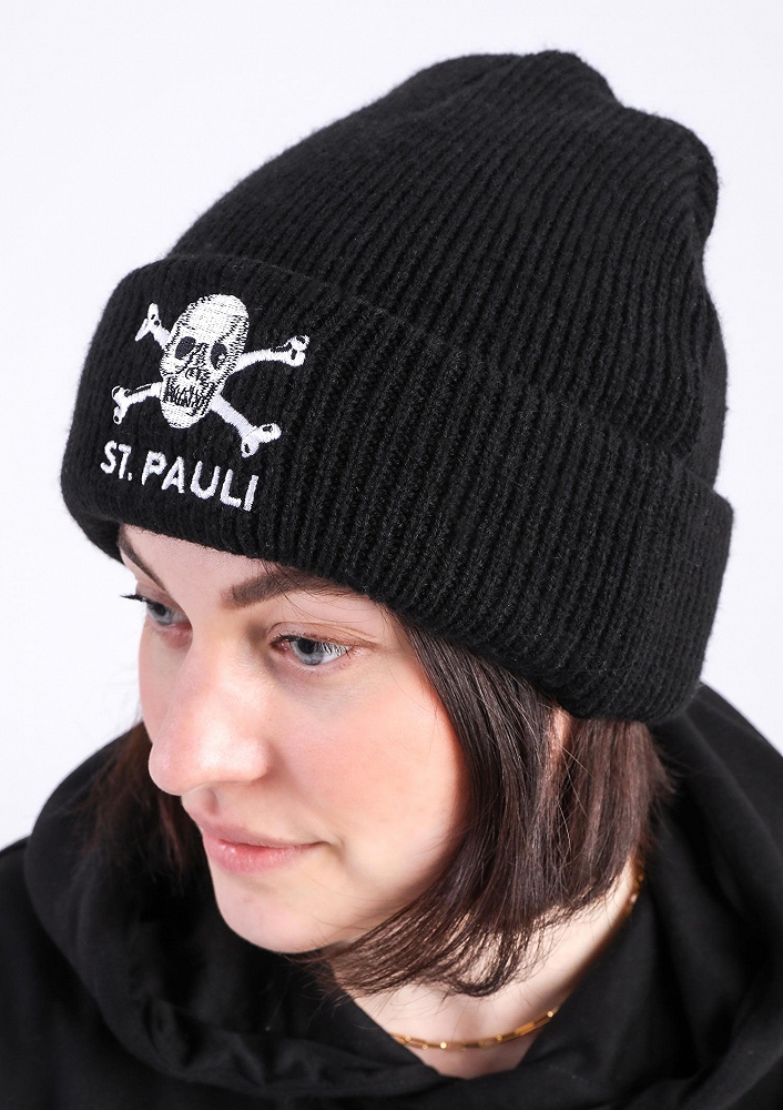 FC St. Pauli - Totenkopf, Strickmtze Beanie