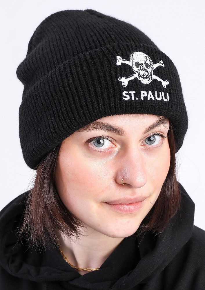 FC St. Pauli - Totenkopf, Strickmtze Beanie