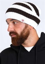 FC St. Pauli - feinstrick Streifen Logo Mtze
