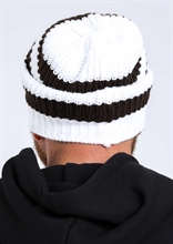 FC St. Pauli - feinstrick Streifen Logo Mtze