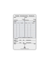 ERIMA - Spielnotizkarten Fu�ball, Schiedsrichterzubeh�r