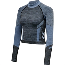 Hummel - hmlSKY Seamless Cropped, Damen Sweatshirt 