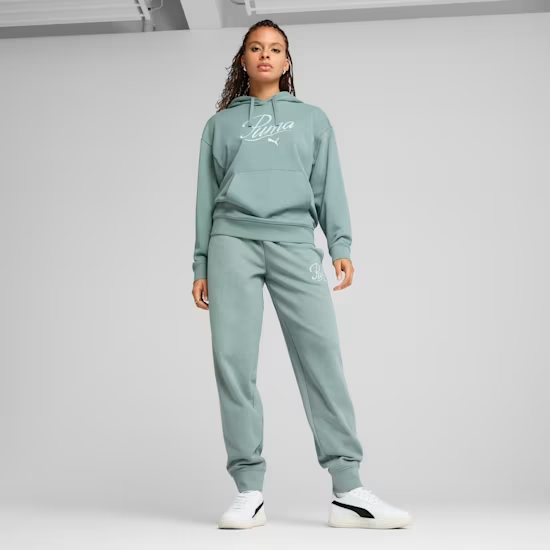 PUMA - ESS SCRIPT Comfort Hoodie, Kapuzenpullover