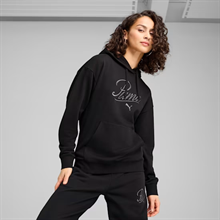 PUMA - ESS SCRIPT Comfort Hoodie, Kapuzenpullover