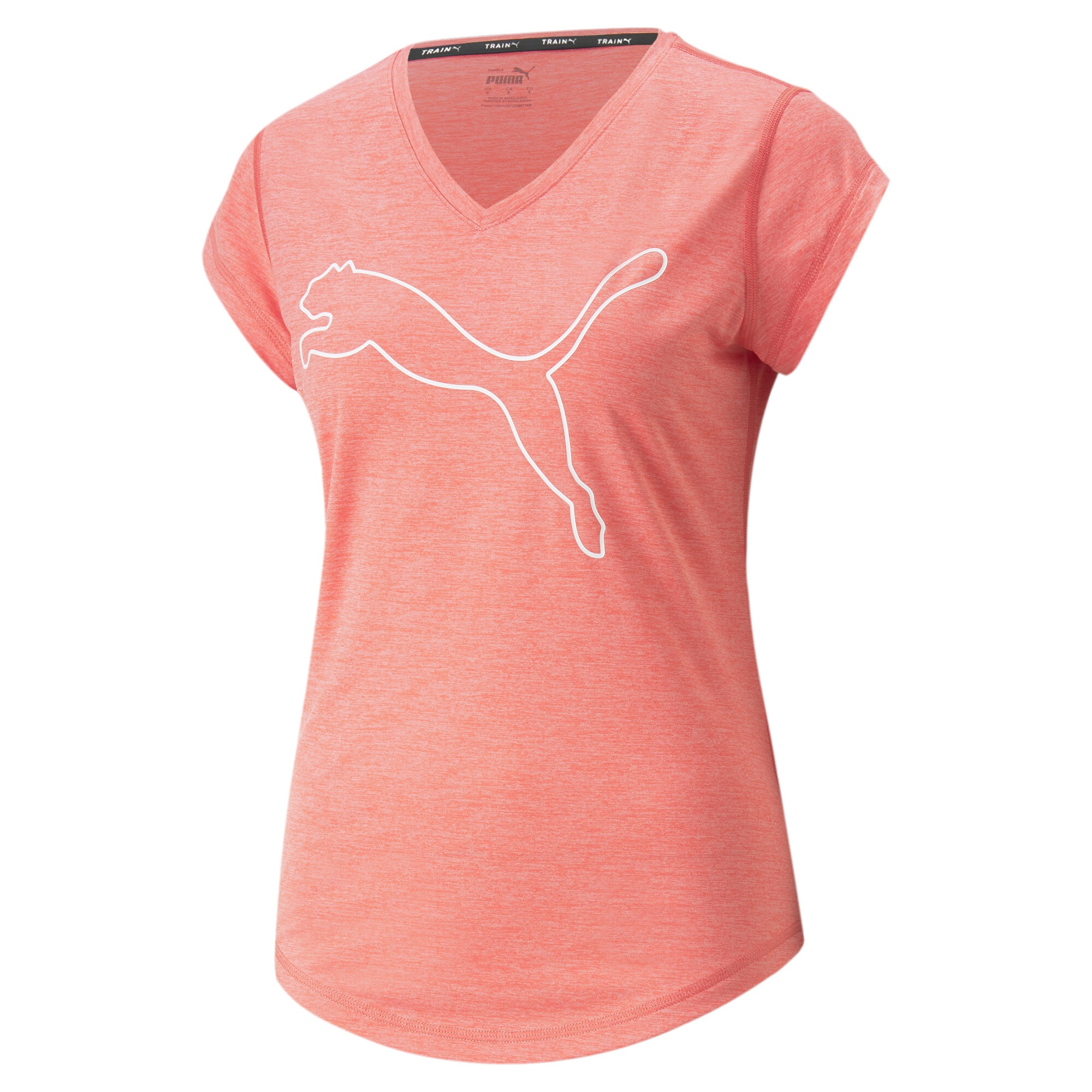 Puma - Train Favorite Heather Cat T, Damen T-Shirt