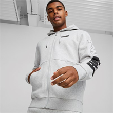 Puma - PUMA POWER Colorblock Full-Zip Hoodie FL