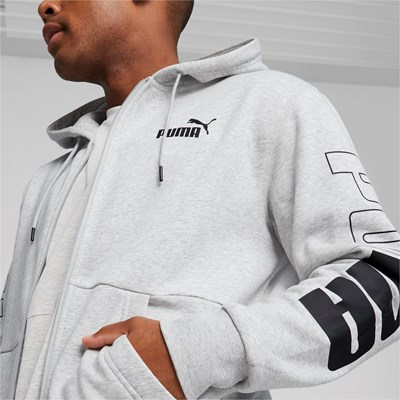 Puma - PUMA POWER Colorblock Full-Zip Hoodie FL