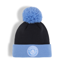 Puma - MCFC ESS Pom Pom Beanie, Mtze