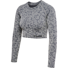 Hummel - hmlMT PI SEAMLESS L/S, Crop T-Shirt