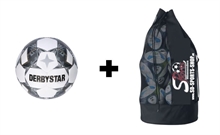 Derbystar - FB-BRILLANT TT v23, 12er Fuball +Sack